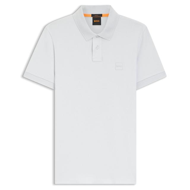 Мужское поло с нашивкой-логотипом BOSS Orange