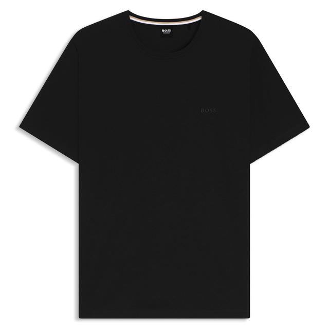 Мужская футболка из эластичного хлопка BOSS Black