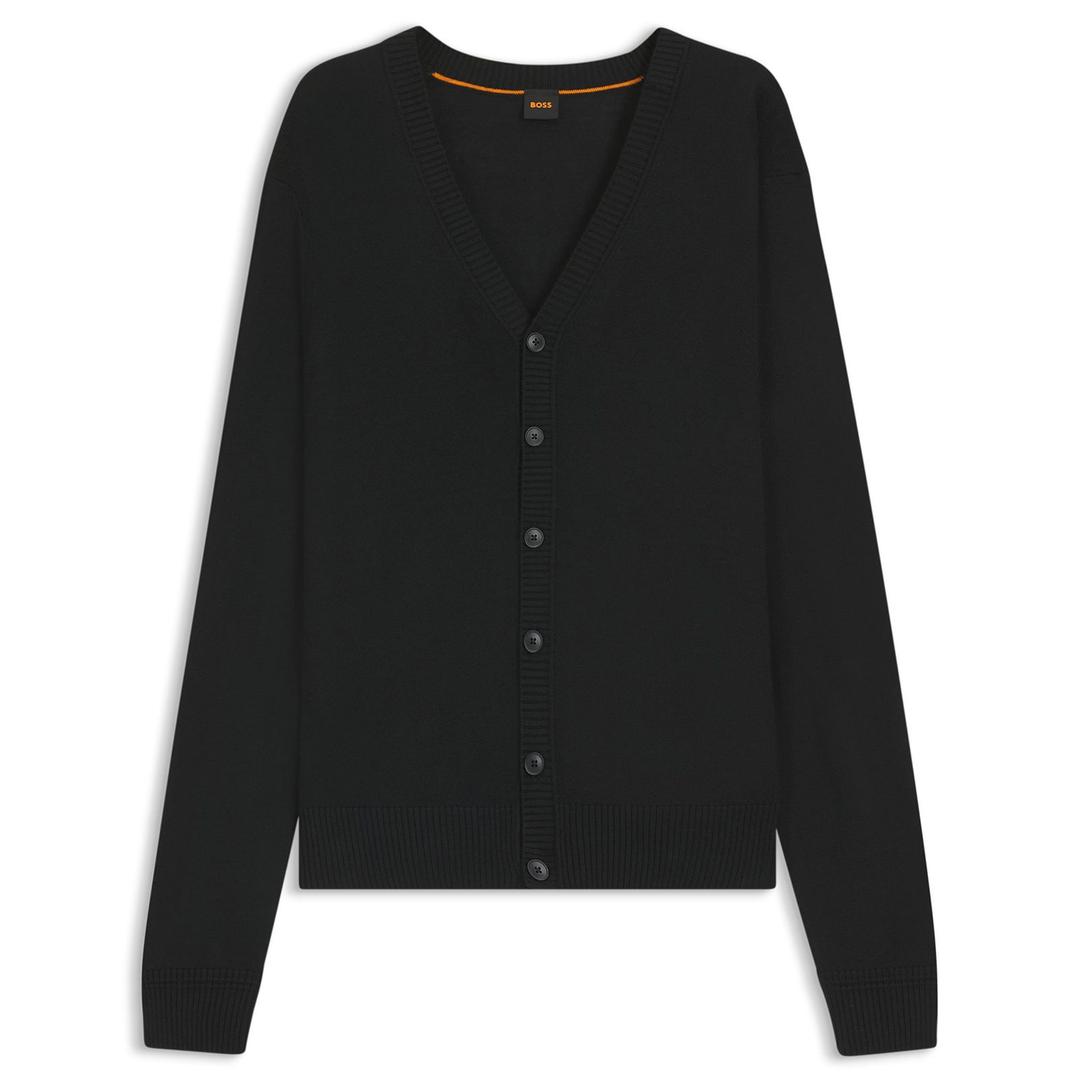 Мужской кардиган из тонкой шерстяной пряжи BOSS Orange | Фото 1