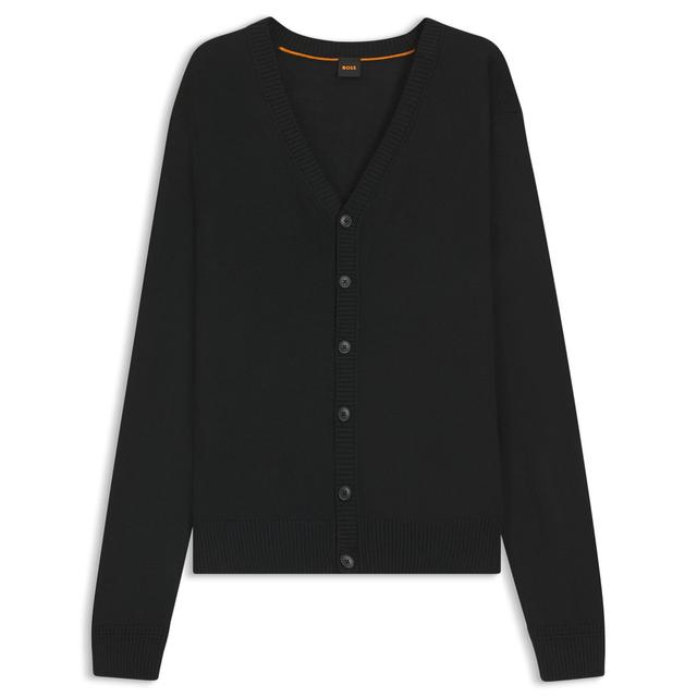 Мужской кардиган из тонкой шерстяной пряжи BOSS Orange