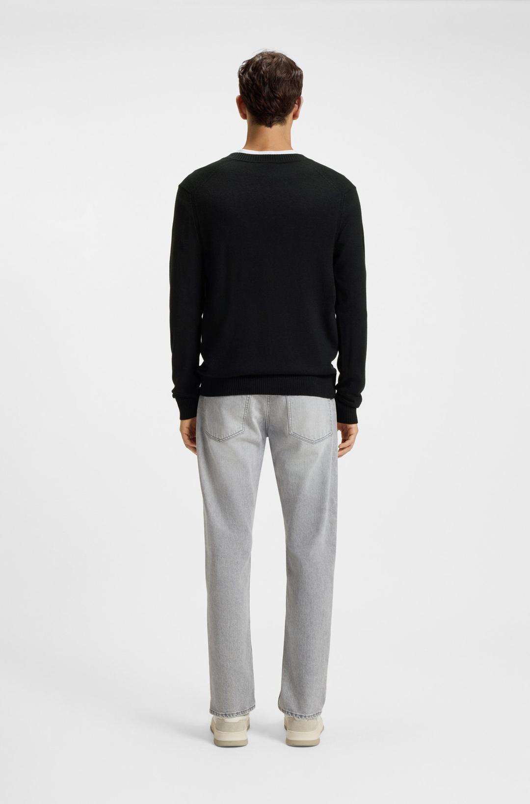 Мужской кардиган из тонкой шерстяной пряжи BOSS Orange | Фото 5