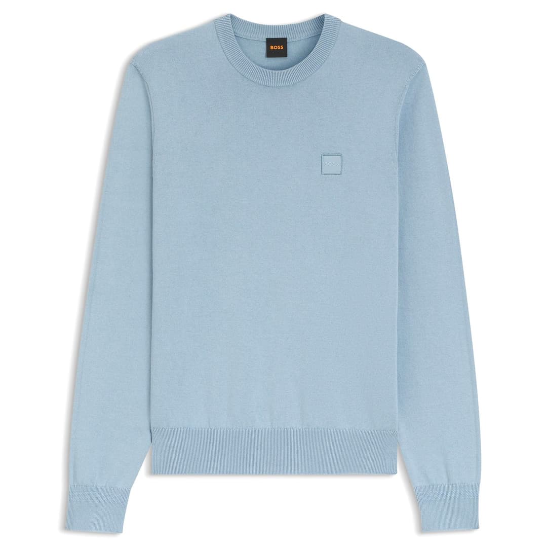 Мужской джемпер из хлопка с кашемиром BOSS Orange | Фото 1