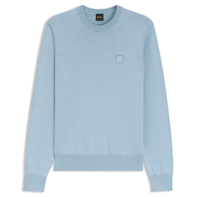 Мужской джемпер из хлопка с кашемиром BOSS Orange