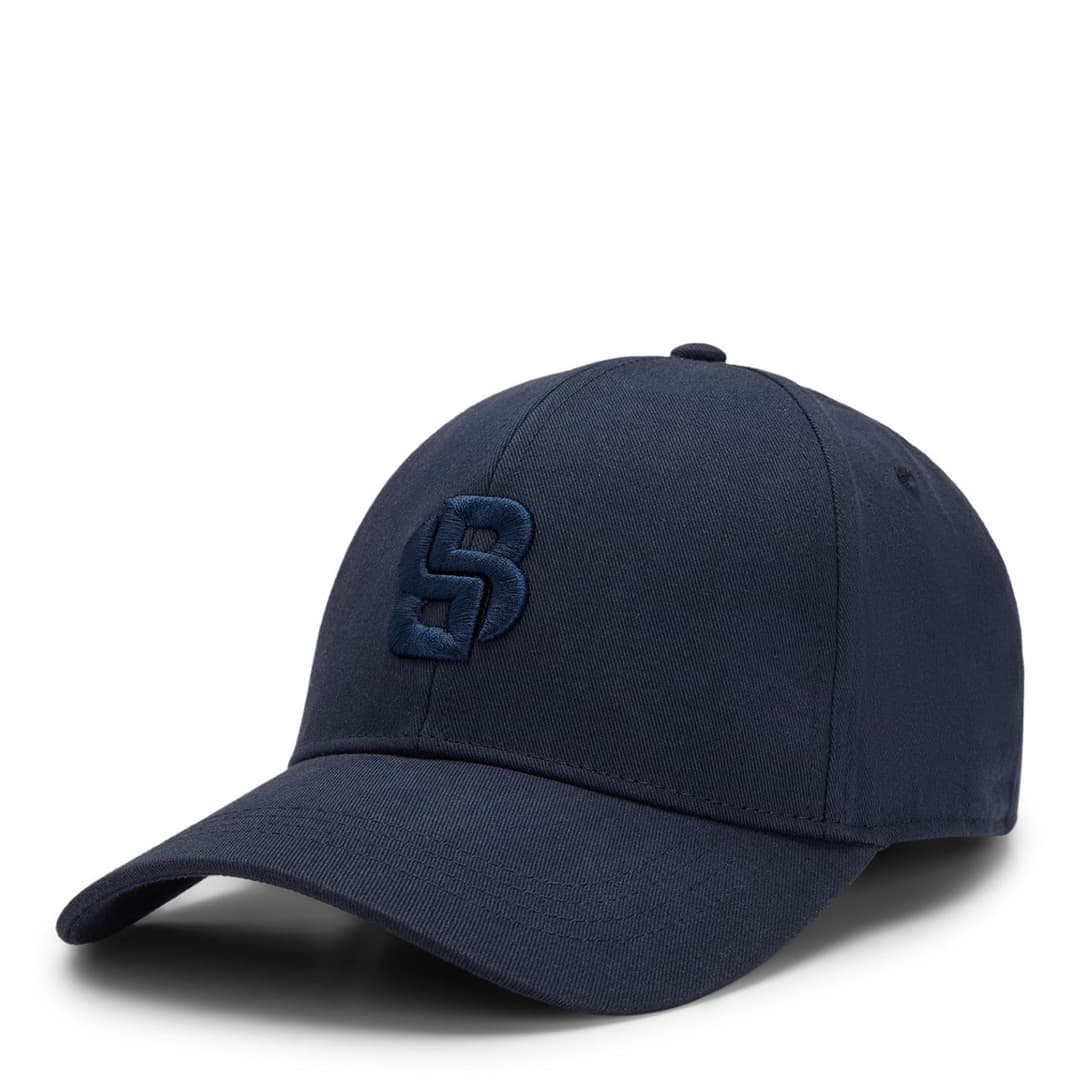 Мужская бейсболка из хлопка BOSS Black | Фото 3