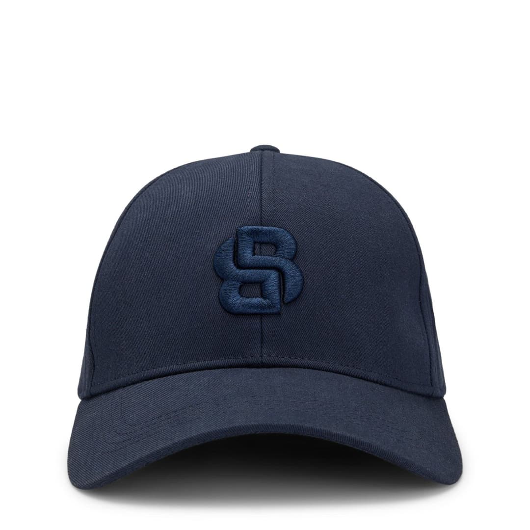 Мужская бейсболка из хлопка BOSS Black | Фото 1