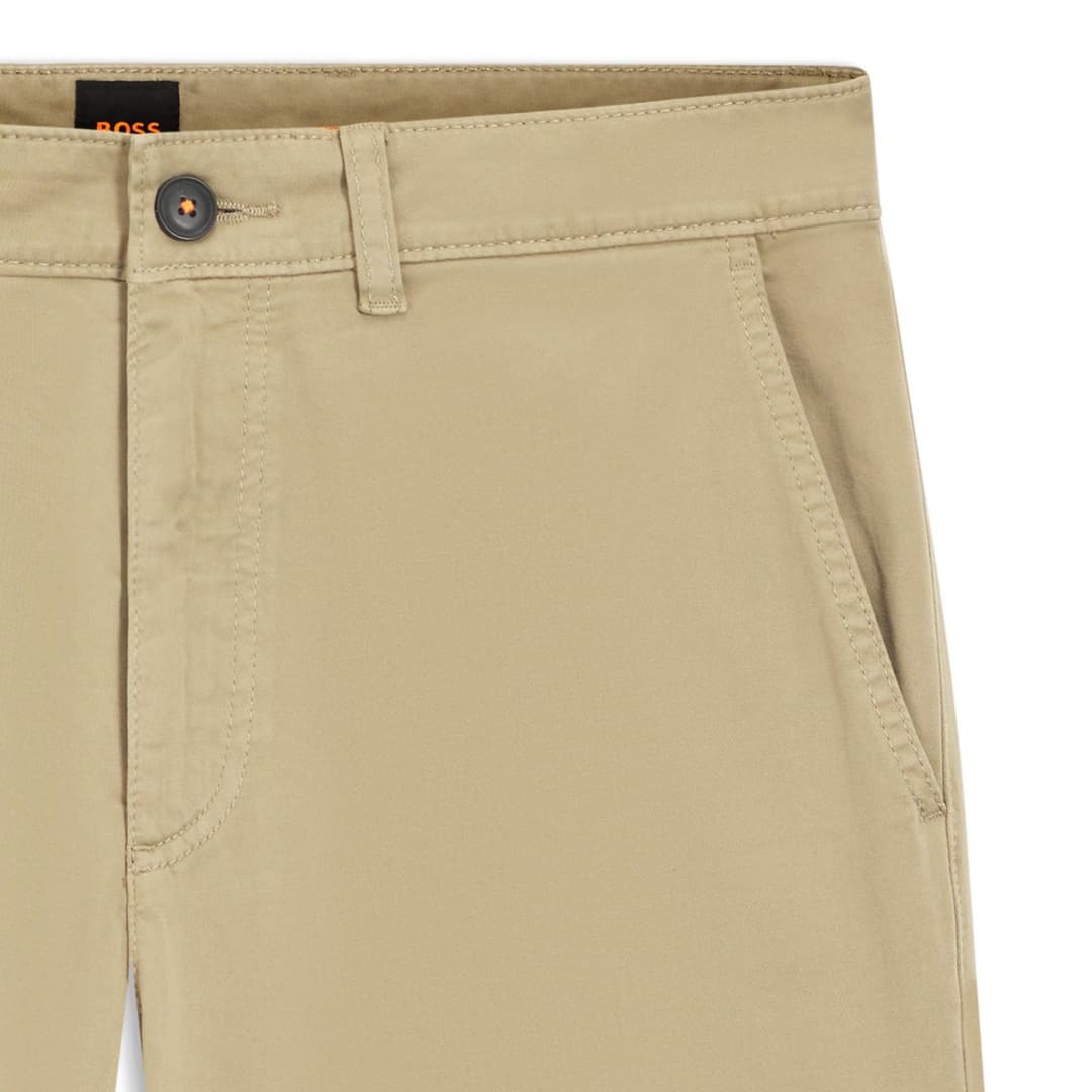  Мужские хлопковые брюки прямого кроя BOSS Orange | Фото 4