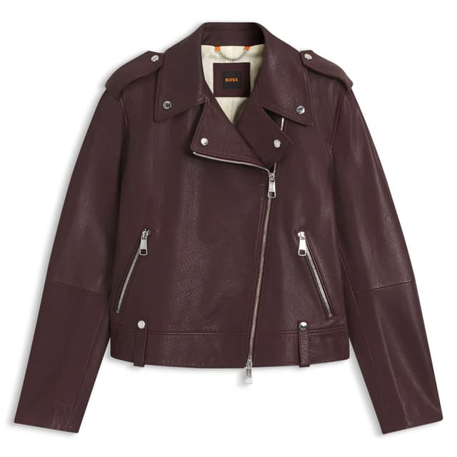 Кожаная куртка BOSS 