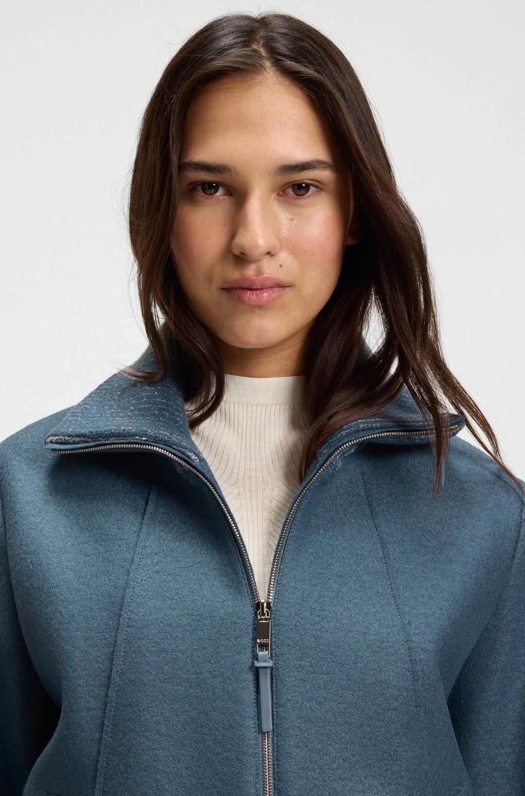 Женская шерстяная куртка BOSS  | Фото 5