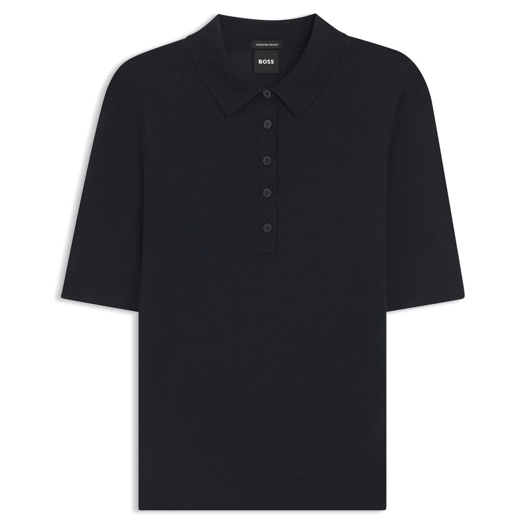 Женское шерстяное поло BOSS  | Фото 1