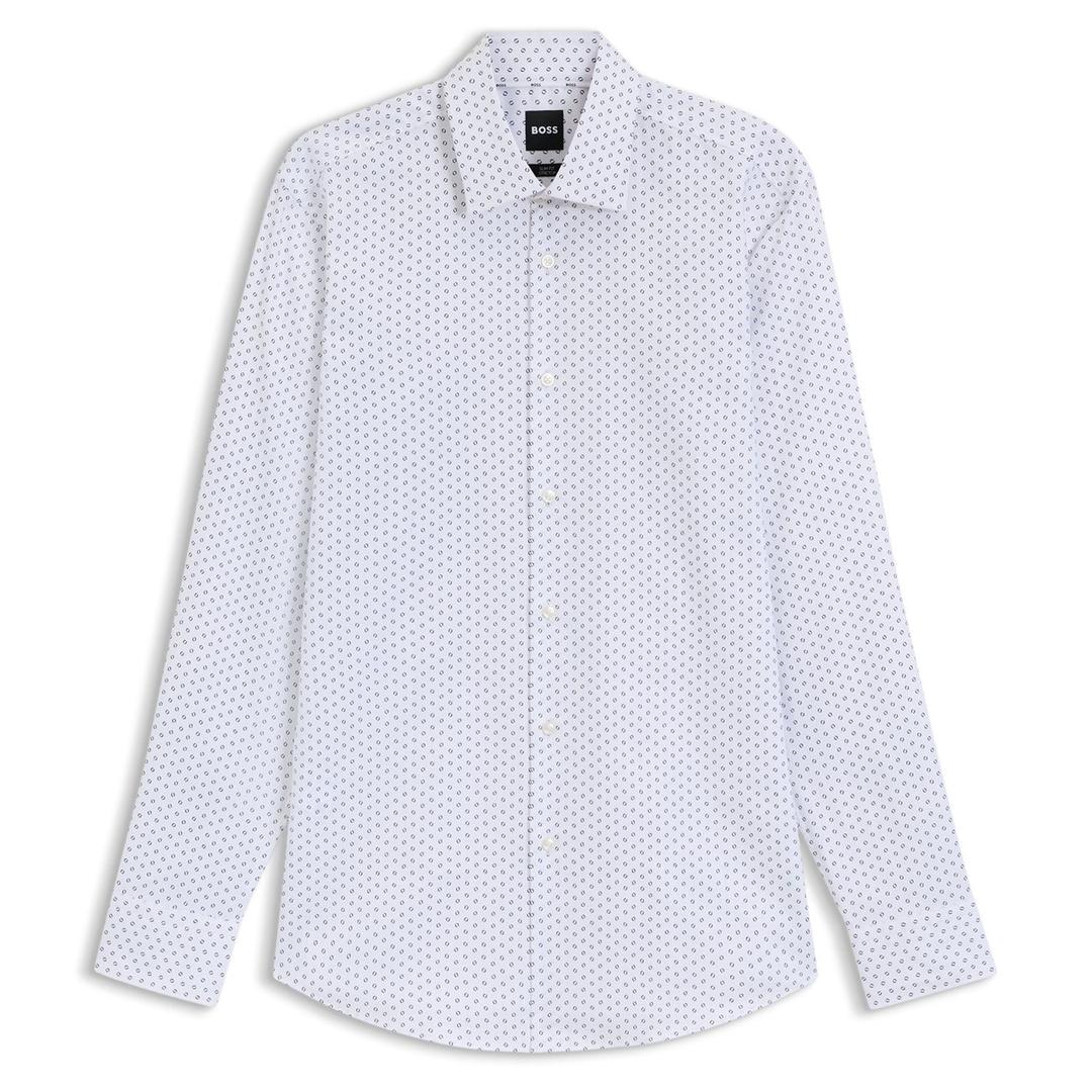 Мужская сорочка с принтом BOSS Black | Фото 1
