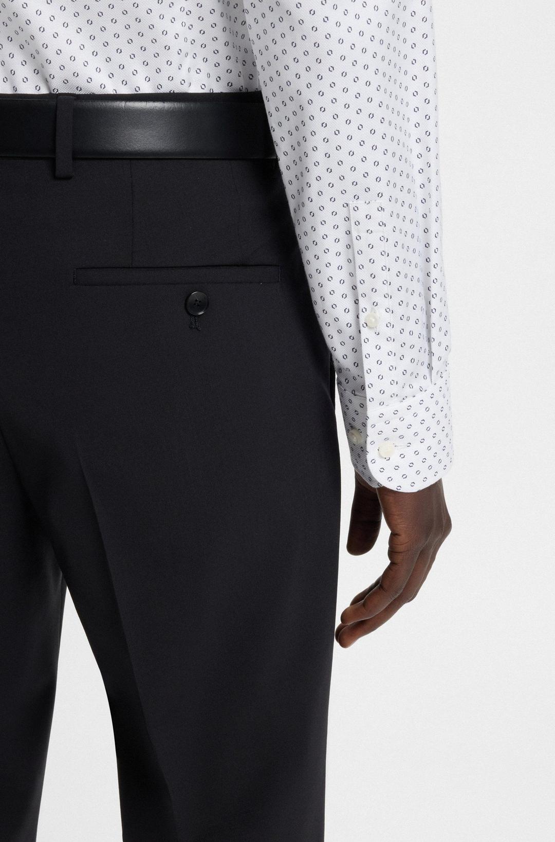 Мужская сорочка с принтом BOSS Black | Фото 4