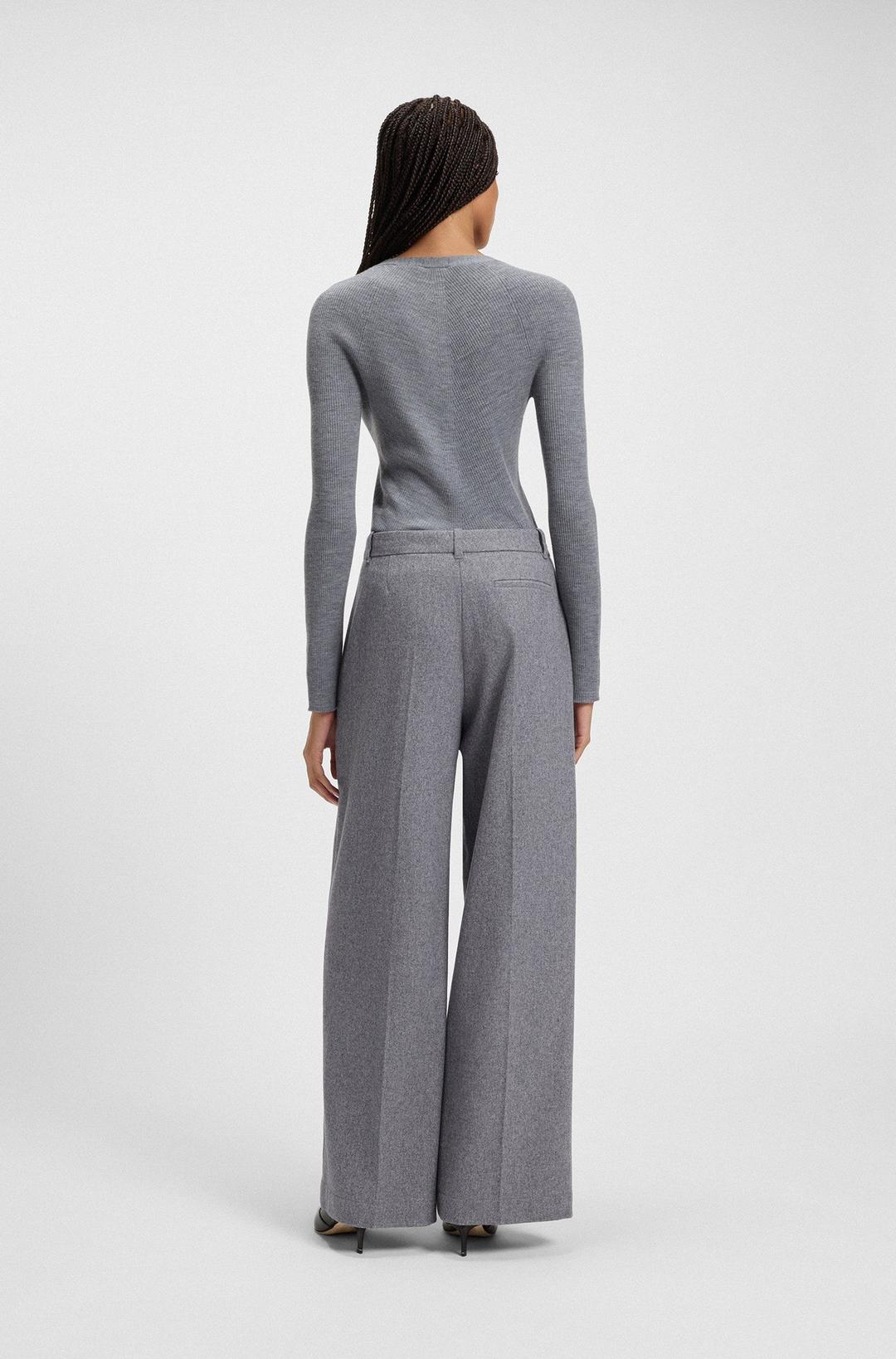 Женские широкие брюки BOSS  | Фото 3