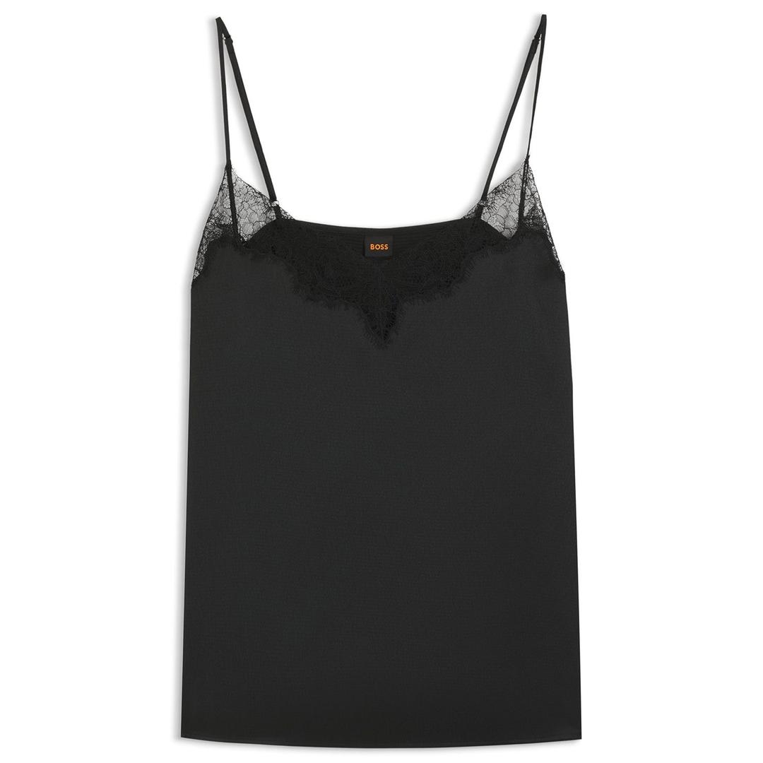 Женский топ с кружевом BOSS  | Фото 1
