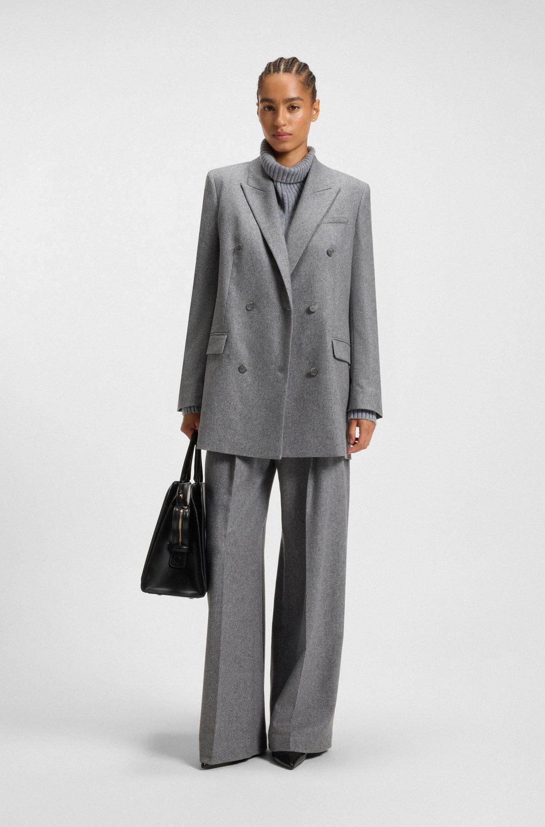 Женские широкие брюки BOSS  | Фото 6