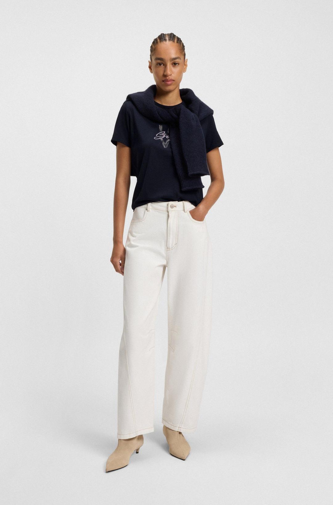 Женская футболка BOSS  | Фото 3