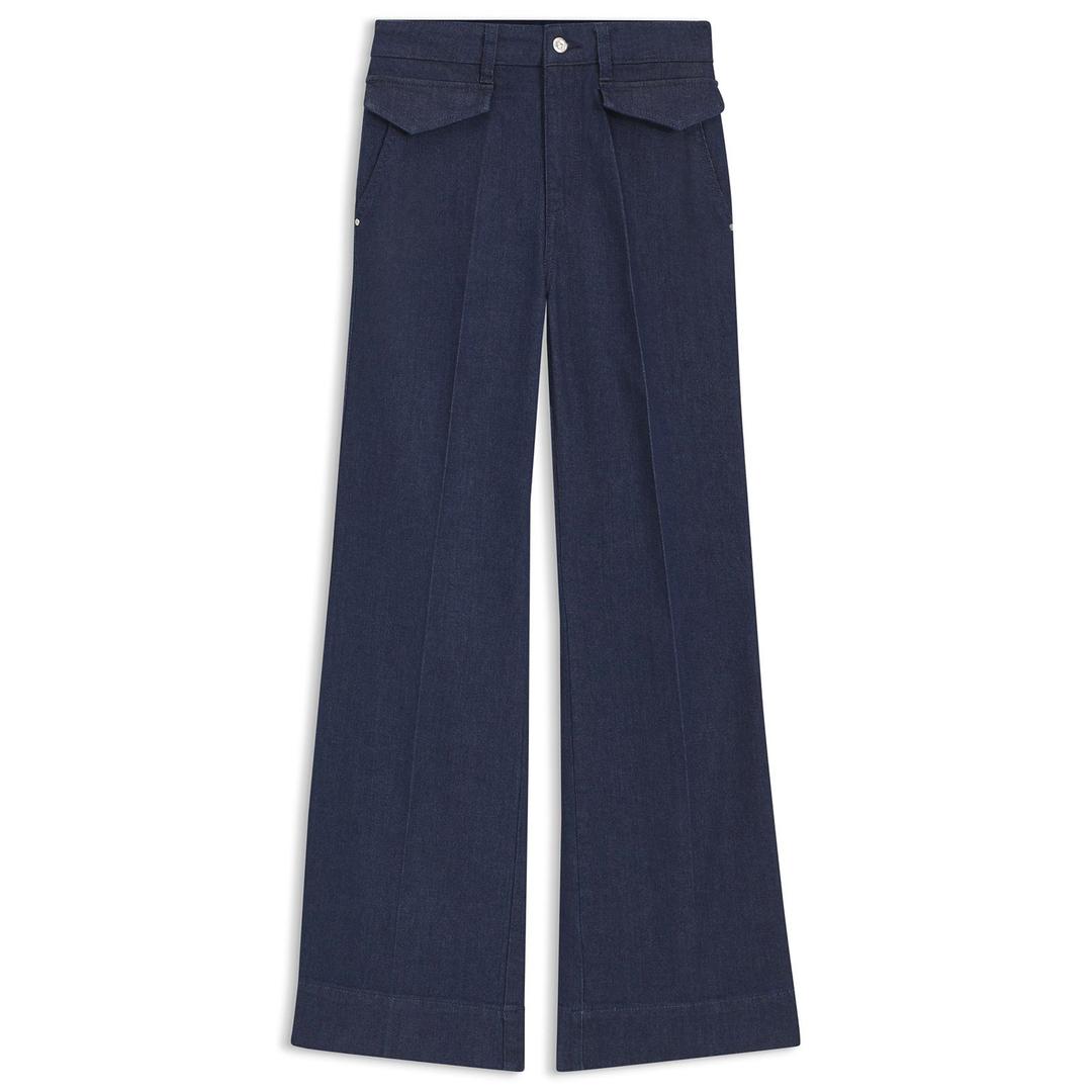 Женские расклёшенные джинсы BOSS  | Фото 1