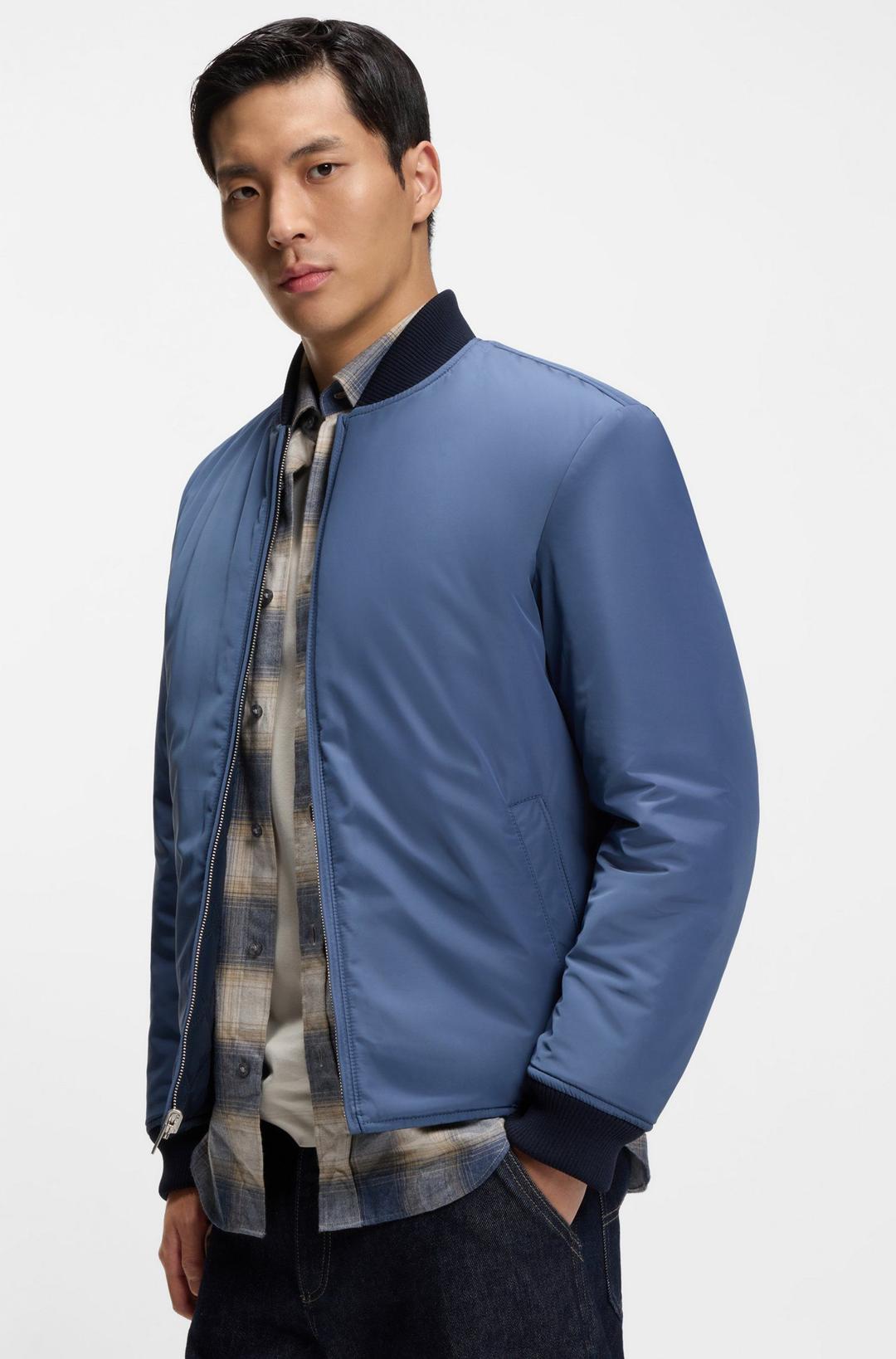 Мужская двухсторонняя куртка-бомбер BOSS Black | Фото 3