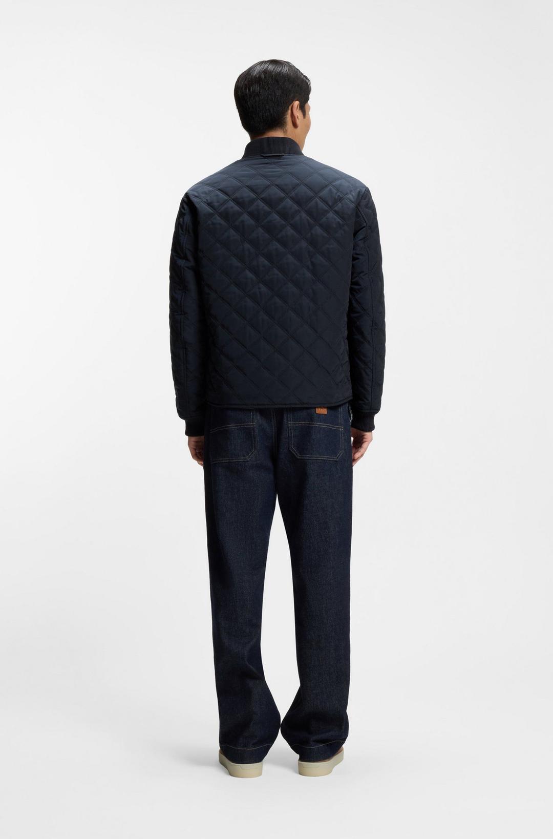 Мужская двухсторонняя куртка-бомбер BOSS Black | Фото 6