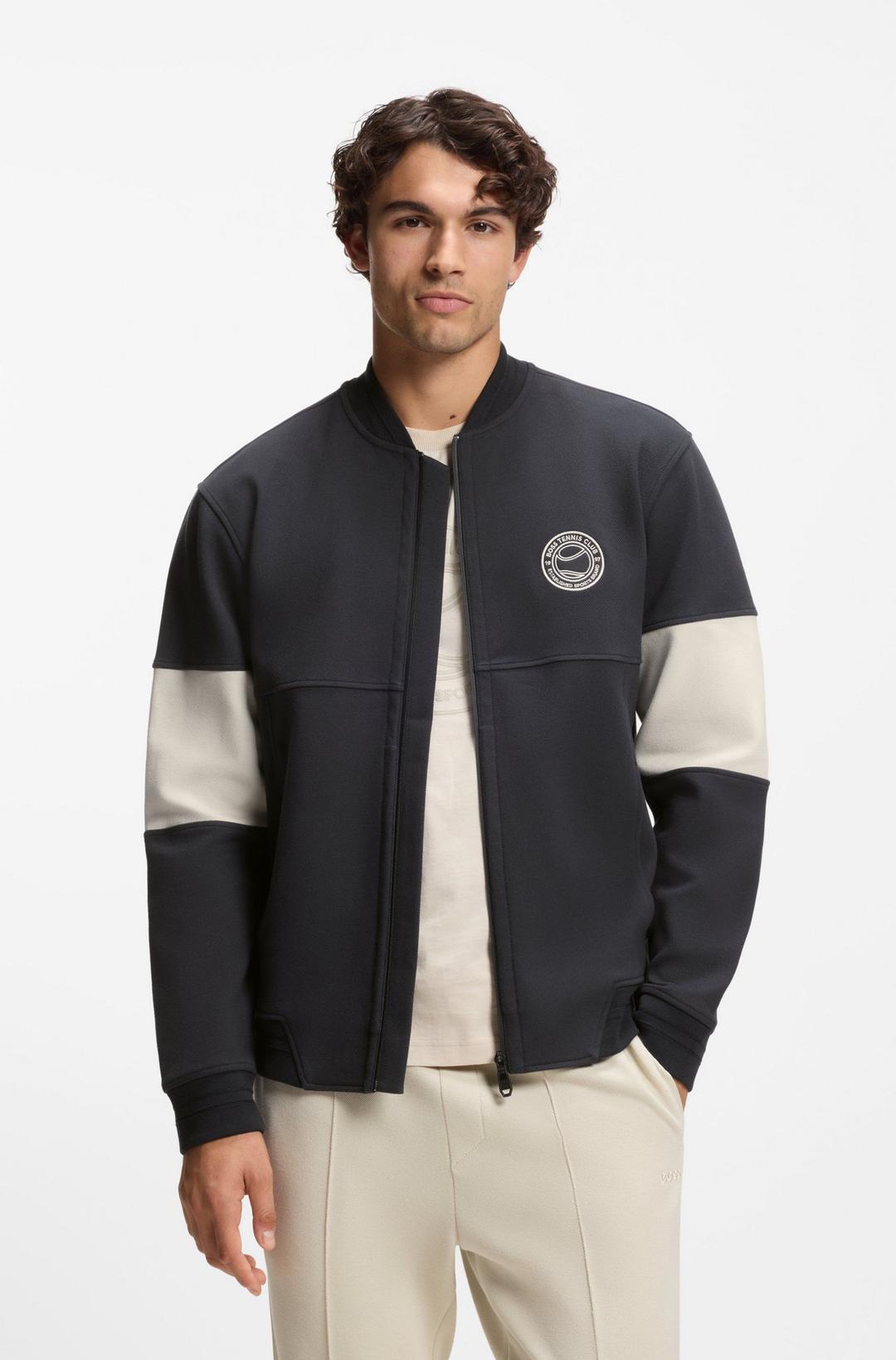 Мужская спортивная толстовка в теннисном стиле BOSS Green | Фото 2