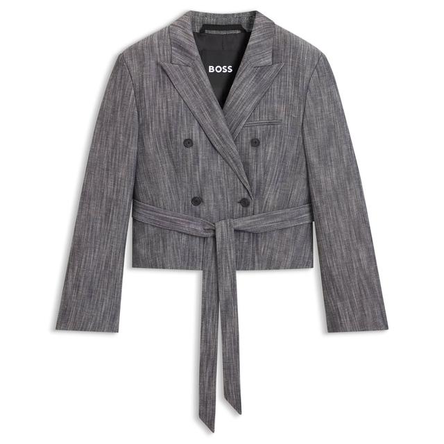 Женский жакет с поясом BOSS 