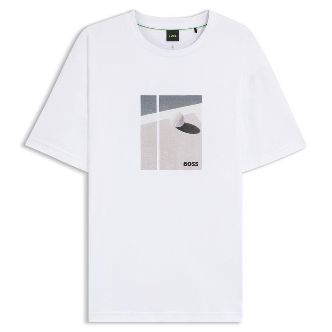 Мужская хлопковая футболка BOSS Green | Фото 1