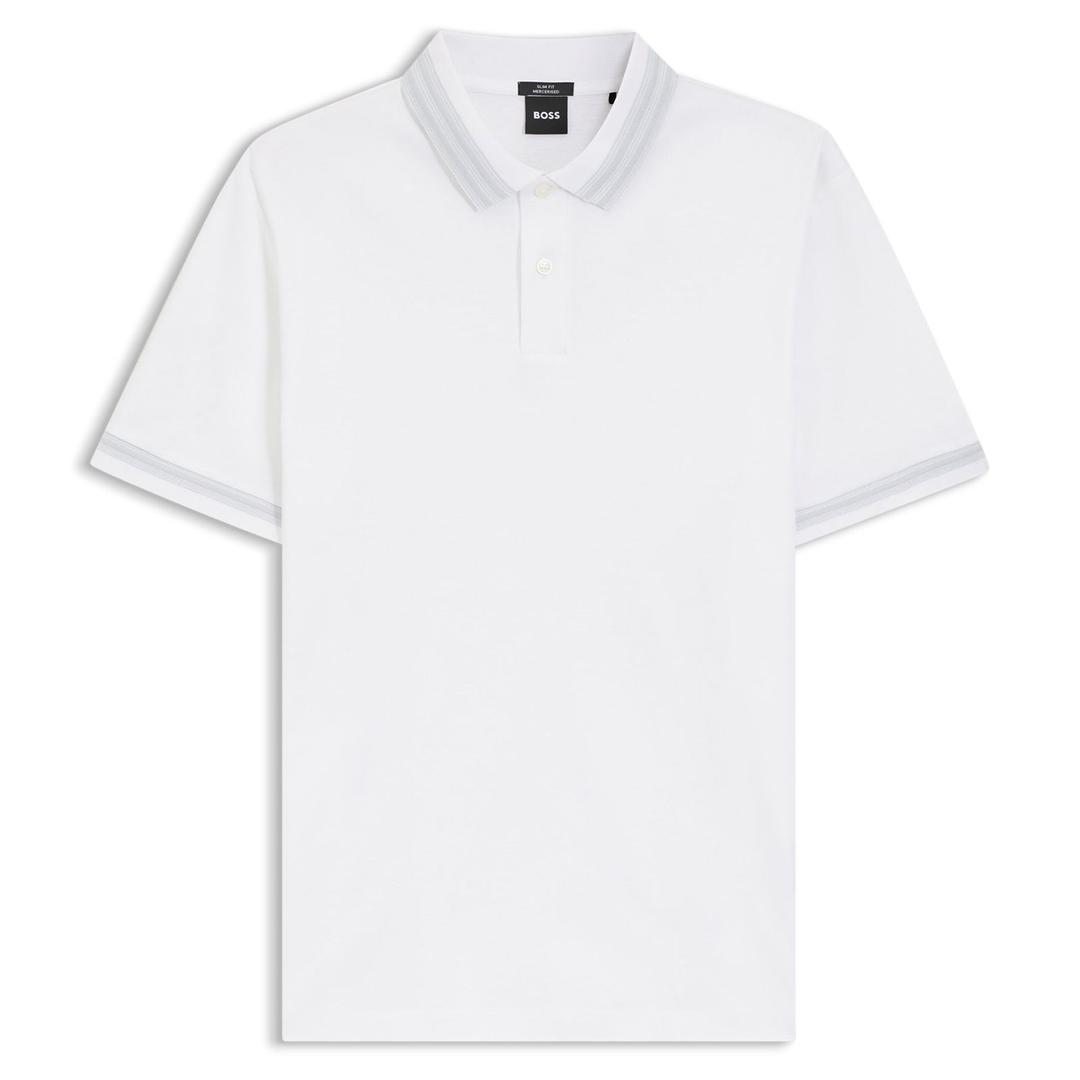 Мужское поло из мерсеризованного хлопка BOSS Black | Фото 1