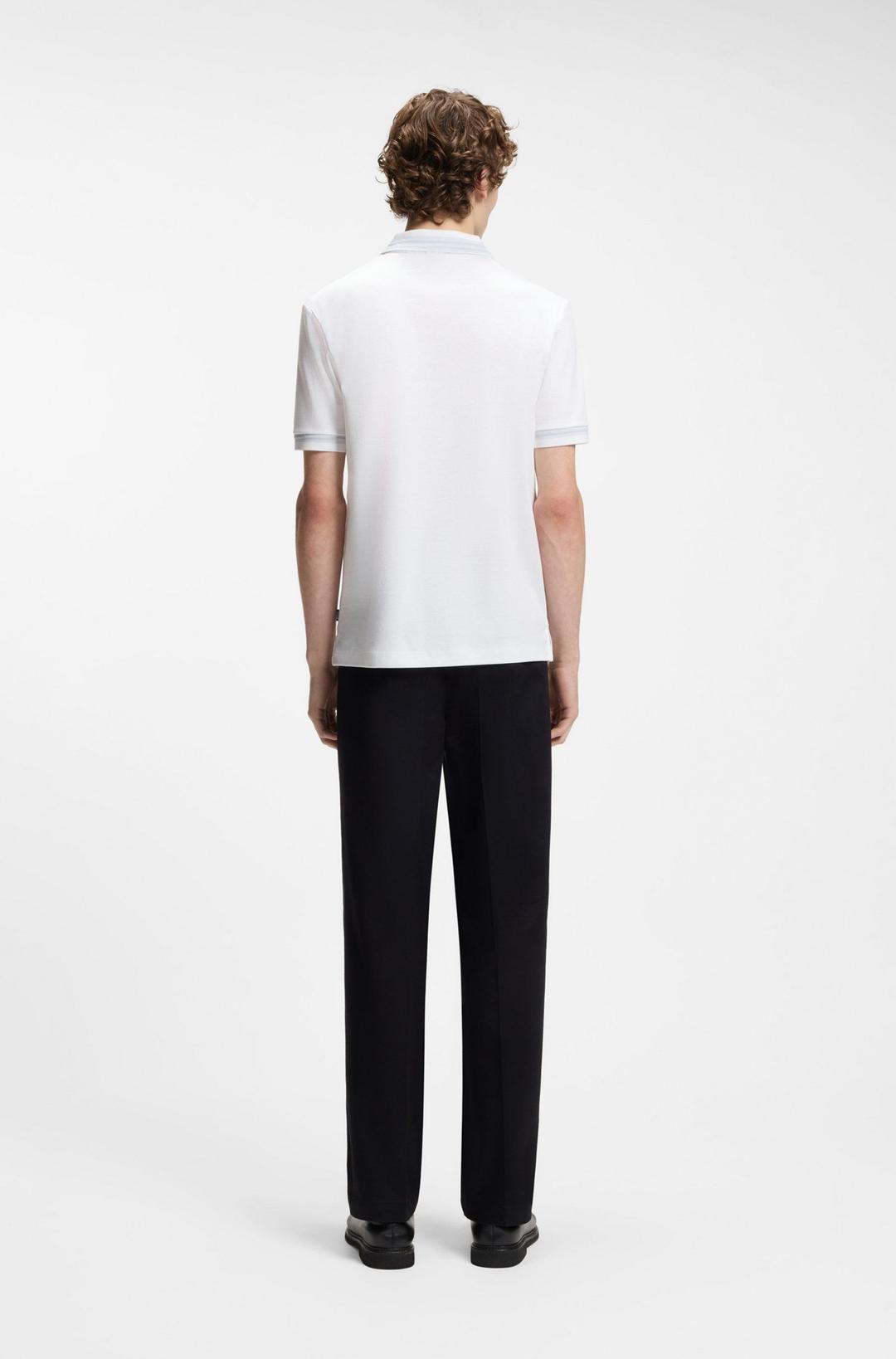 Мужское поло из мерсеризованного хлопка BOSS Black | Фото 5