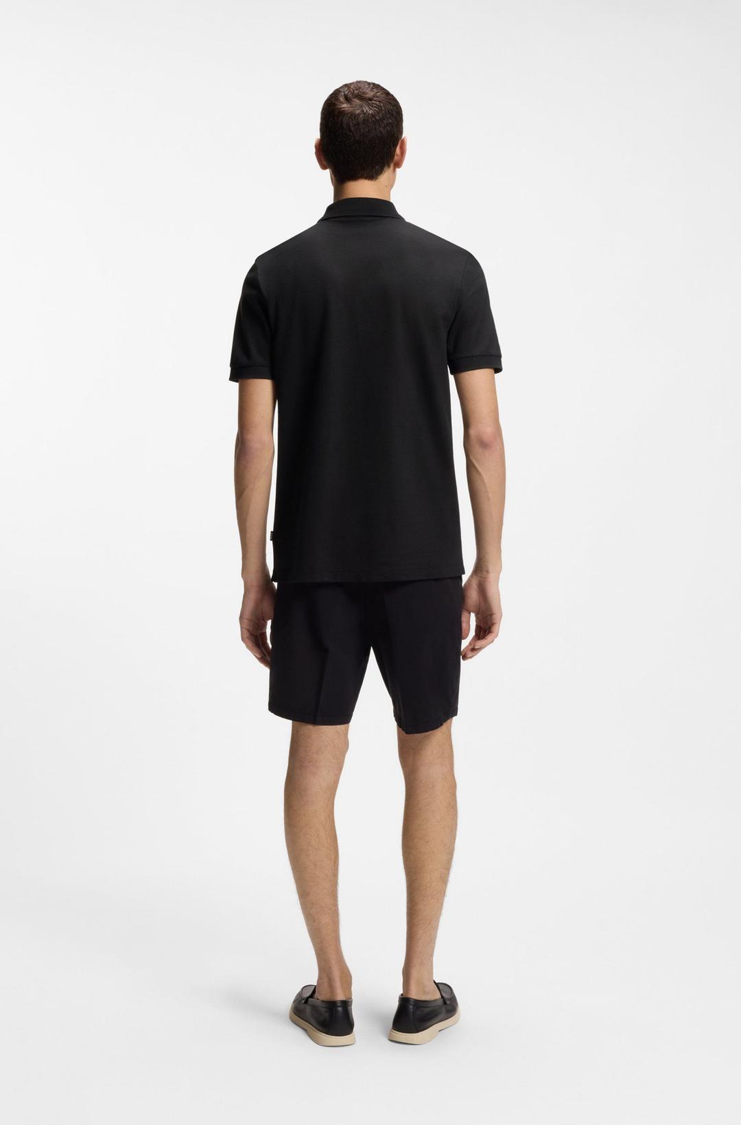 Мужское поло из хлопка и лиоцелла BOSS Black | Фото 5