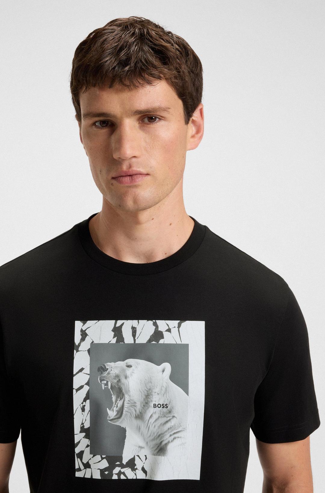 Мужская футболка с принтом BOSS Orange | Фото 3