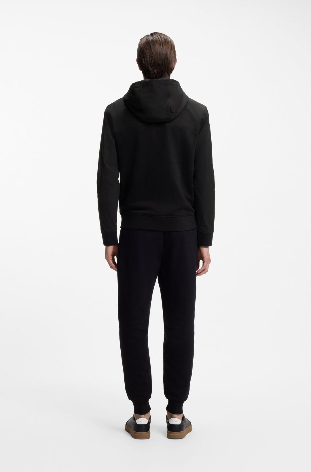 Мужская толстовка со вставками из нейлона BOSS Black | Фото 5