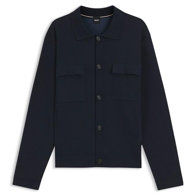 Мужской хлопковый жакет BOSS Black