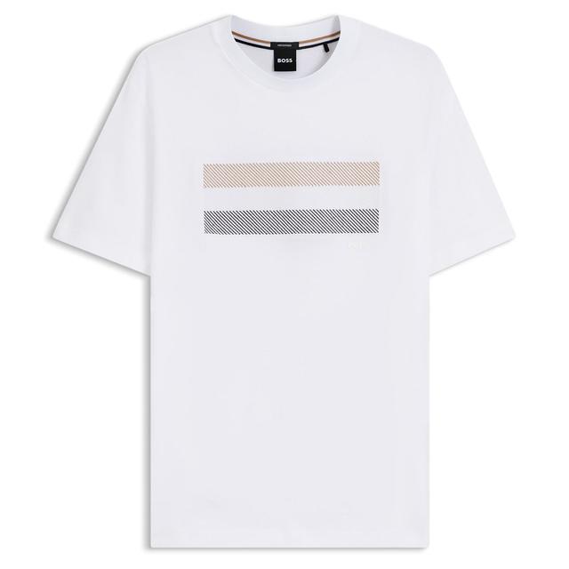 Мужская хлопковая футболка BOSS Black