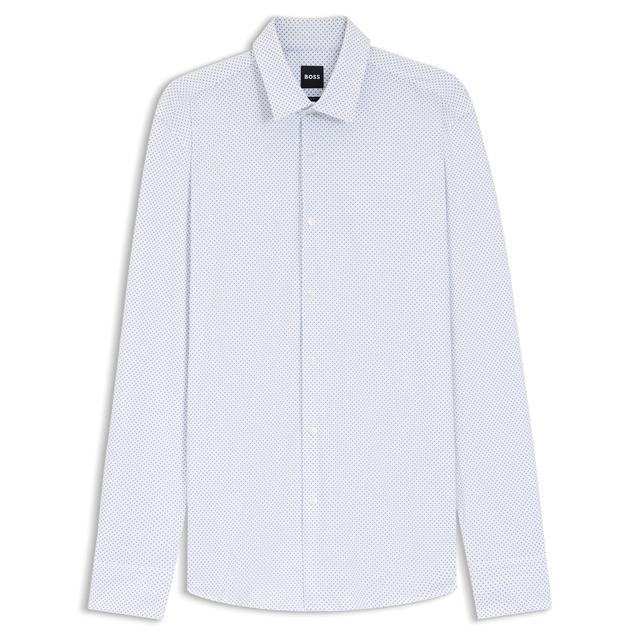 Мужская эластичная сорочка BOSS Black