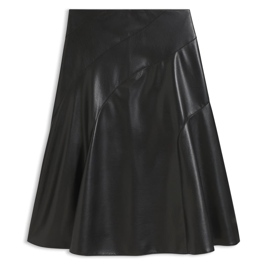 Женская юбка из эко-кожи BOSS  | Фото 1