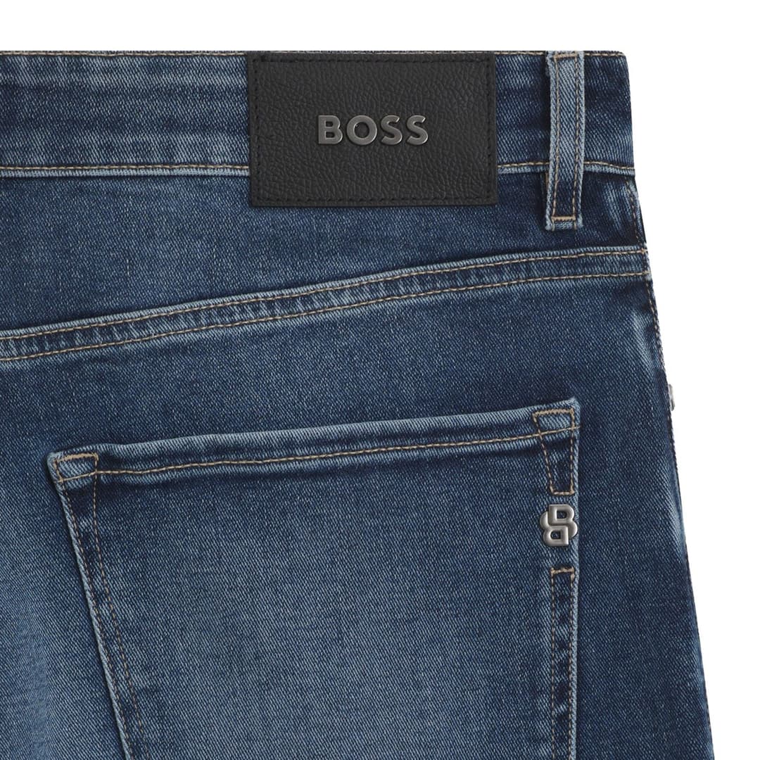 Мужские прямые джинсы BOSS Black Main | Фото 4