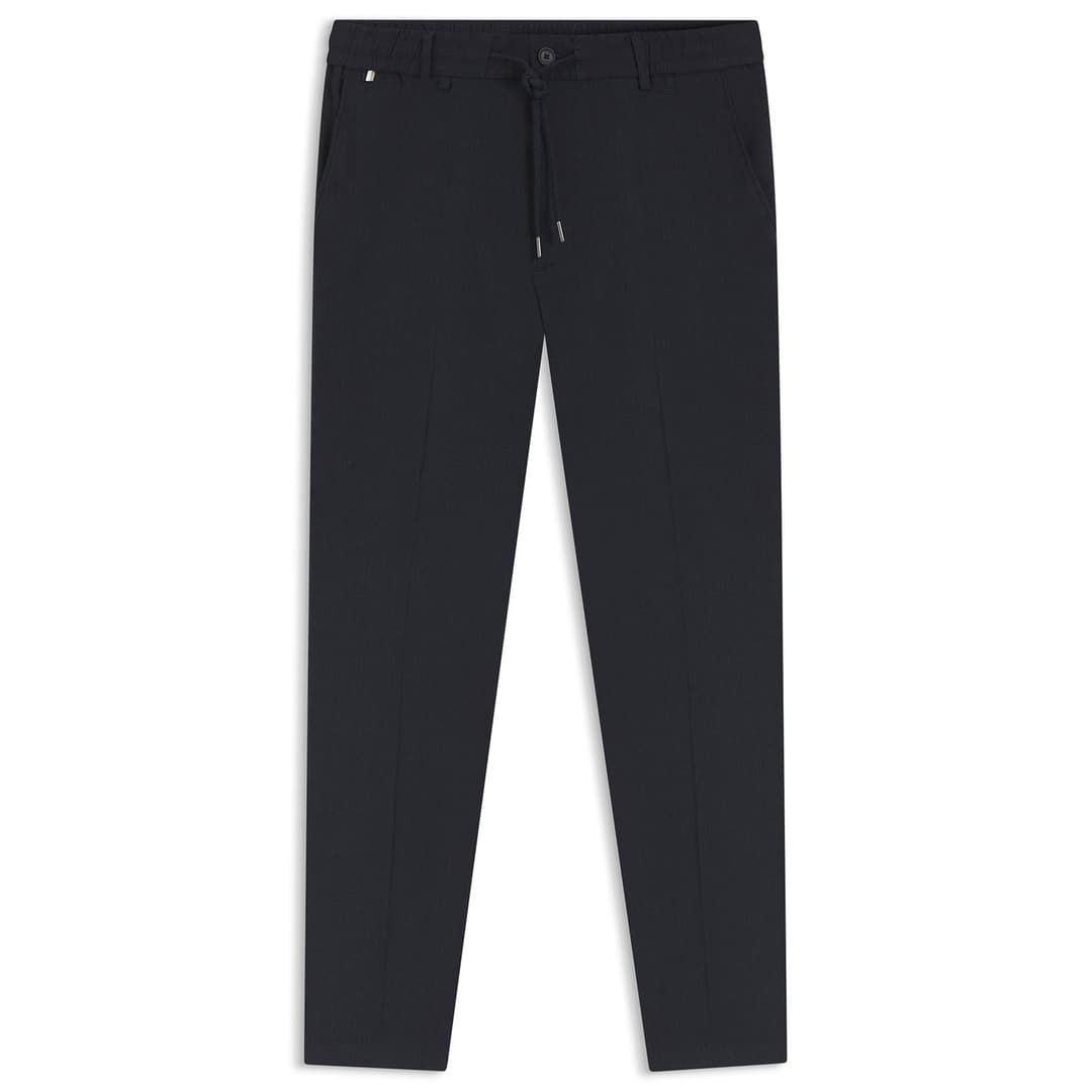 Мужские брюки из смесового льна BOSS Black | Фото 1