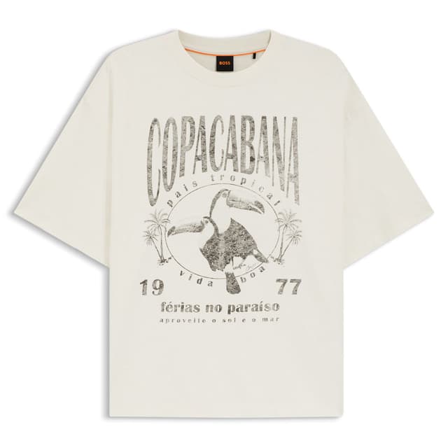 Женская футболка с принтом BOSS 