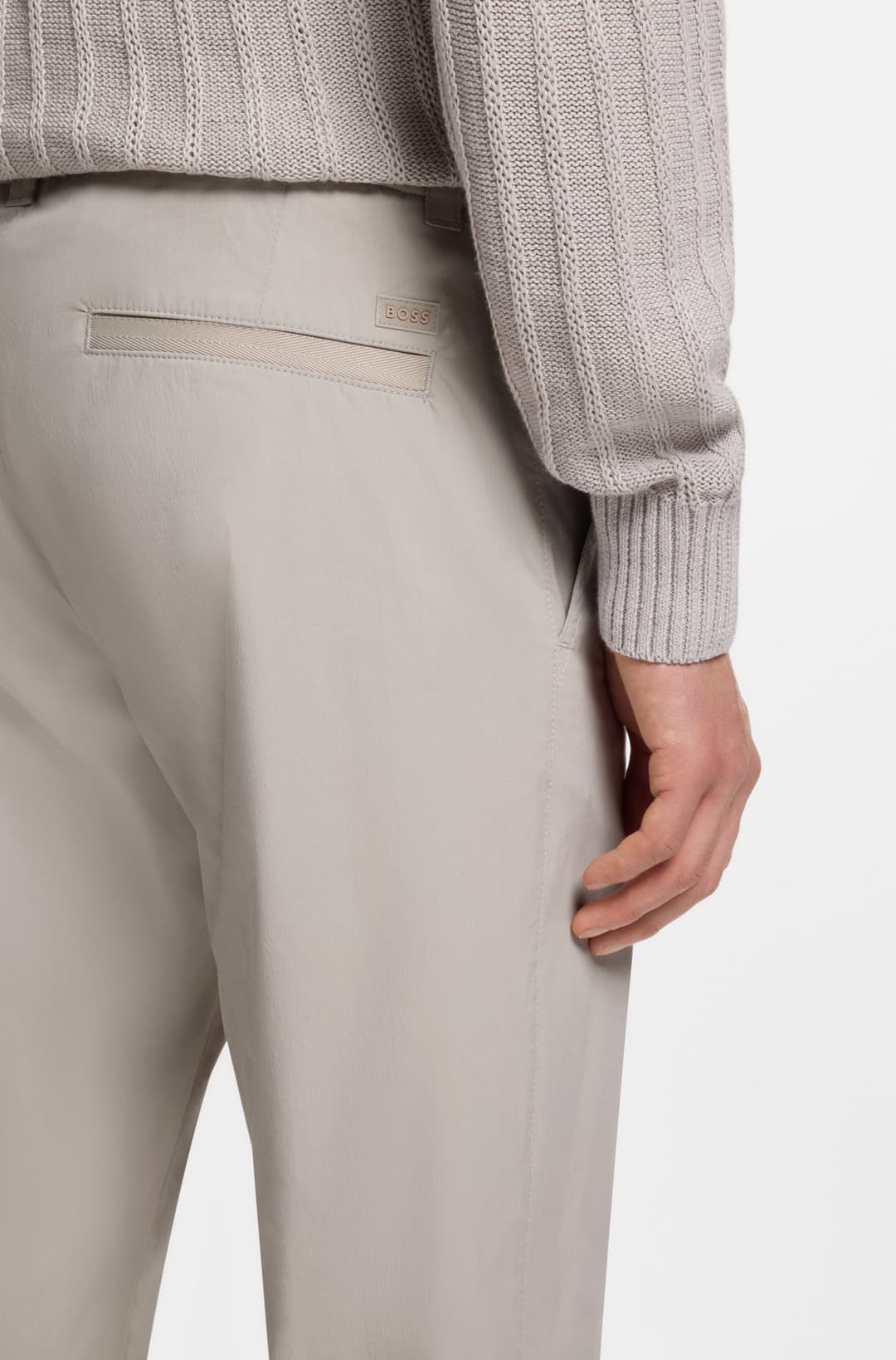 Мужские брюки из смесового хлопка BOSS Orange | Фото 3
