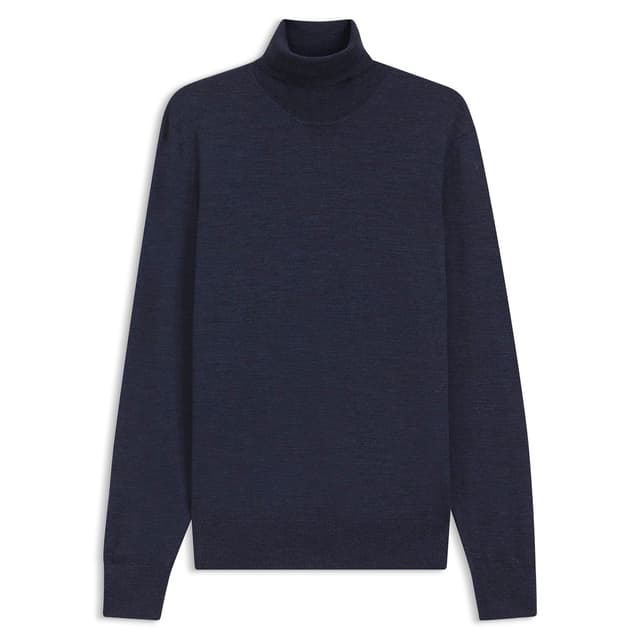 Мужская водолазка из шерсти BOSS Black