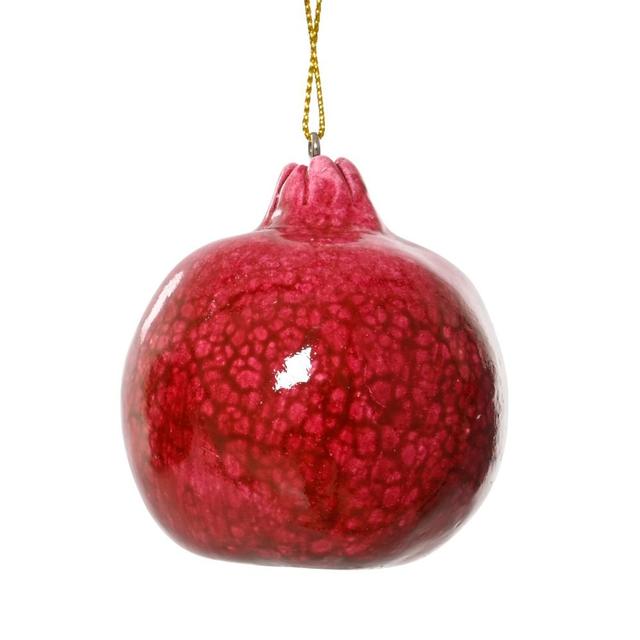Ёлочная игрушка Гранат Kaemingk