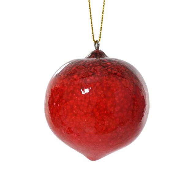 Ёлочная игрушка Персик Kaemingk