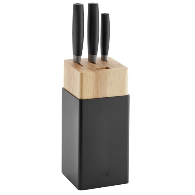 Набор ножей в подставке из бука Zwilling Now S, 4 предмета