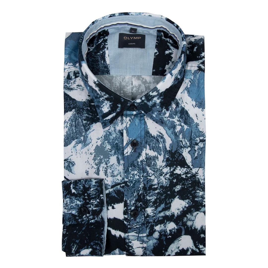 Мужская рубашка с принтом Olymp Casual | Фото 1