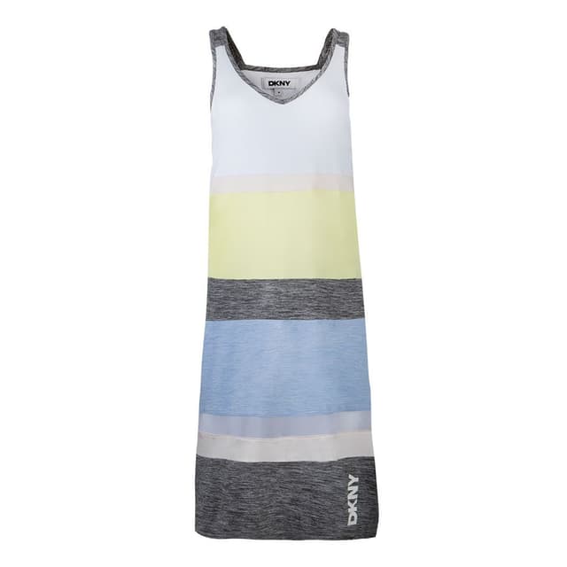 Женское платье в полоску DKNY
