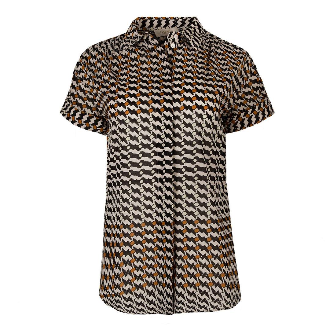 Блуза с короткими рукавами CAT NOIR | Фото 1