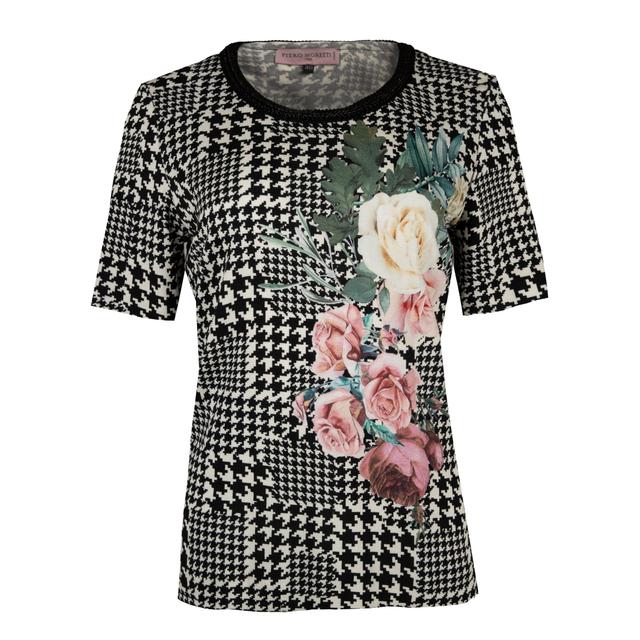 Женский джемпер с цветочным принтом Piero Moretti