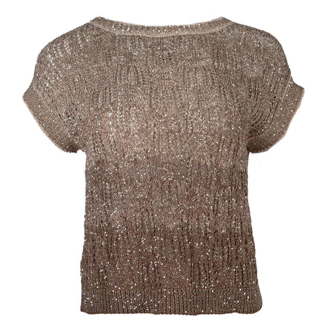 Женский джемпер с пайетками D.Exterior