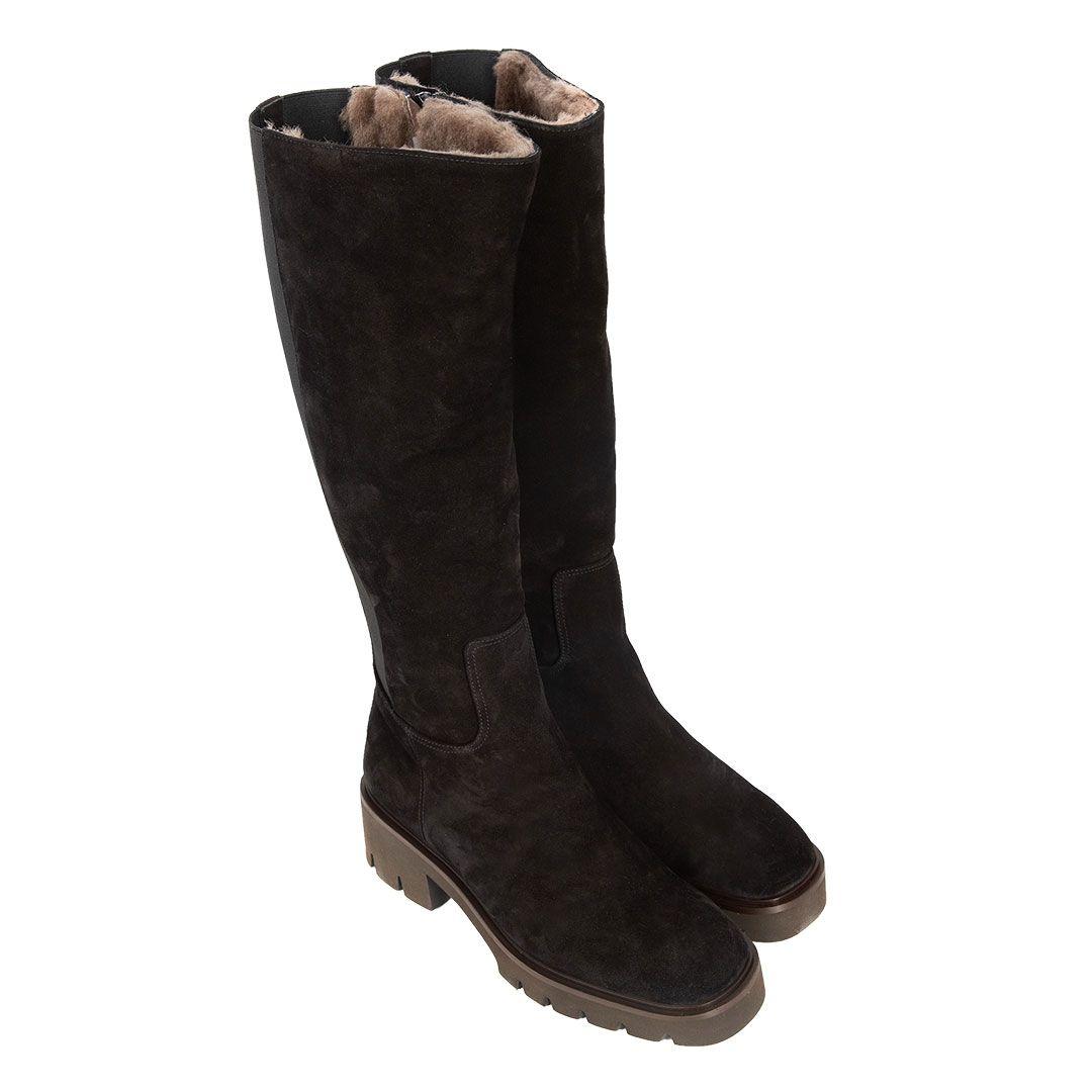 Женские замшевые сапоги на меху Brunate   | Фото 2