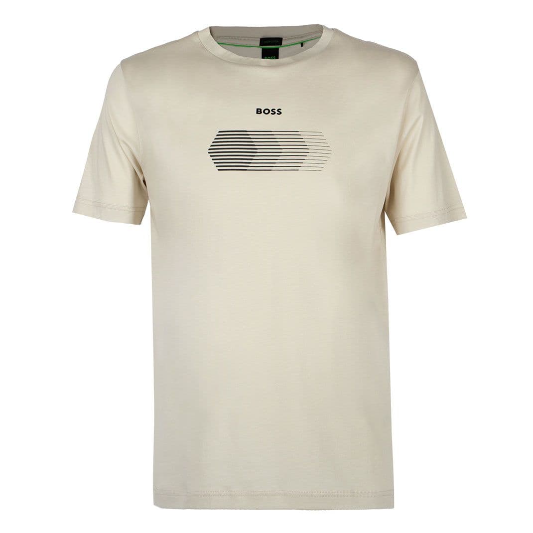 Мужская хлопковая футболка BOSS Green | Фото 1