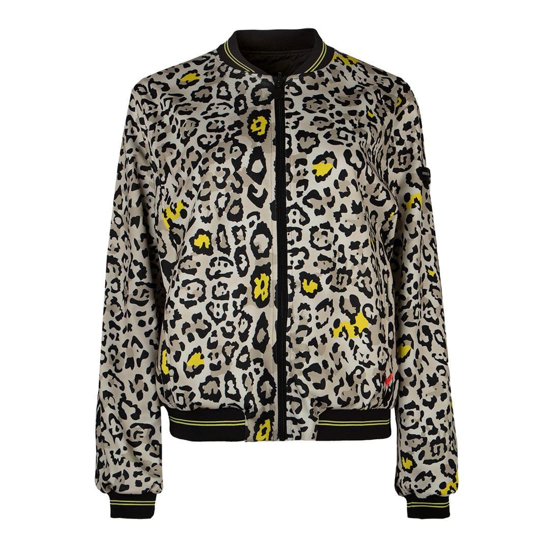 Женский двусторонний бомбер с анималистичным принтом Frieda&Freddies  | Фото 2